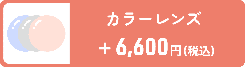 カラーレンズ 6,600円（税込）