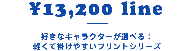 ￥13,200 line　