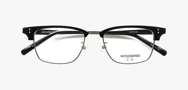 MOB-5001 BK｜メガネフレーム｜眼鏡市場（メガネ・めがね）