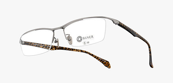 SLV-524 SGR｜メガネフレーム｜眼鏡市場（メガネ・めがね）
