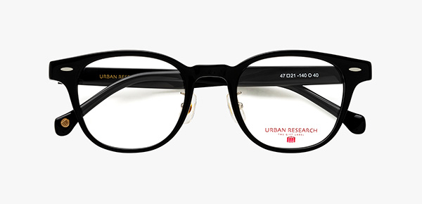 URF-8028 BK｜メガネフレーム｜眼鏡市場（メガネ・めがね）