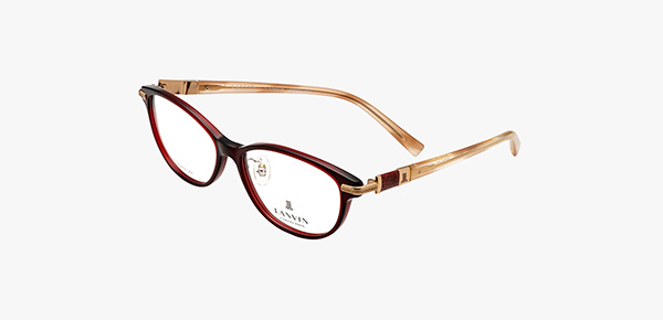 LANVIN ロゴマーク 18K メガネフレーム ワンブリッジ 日本製 - 通販