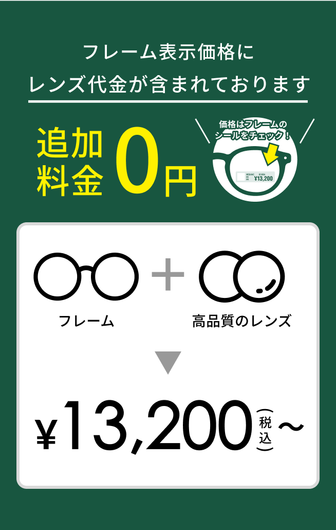 非球面レンズの色No.076【レンズ交換】遠近両用1.74非球面【100円均一フレームでもOK】