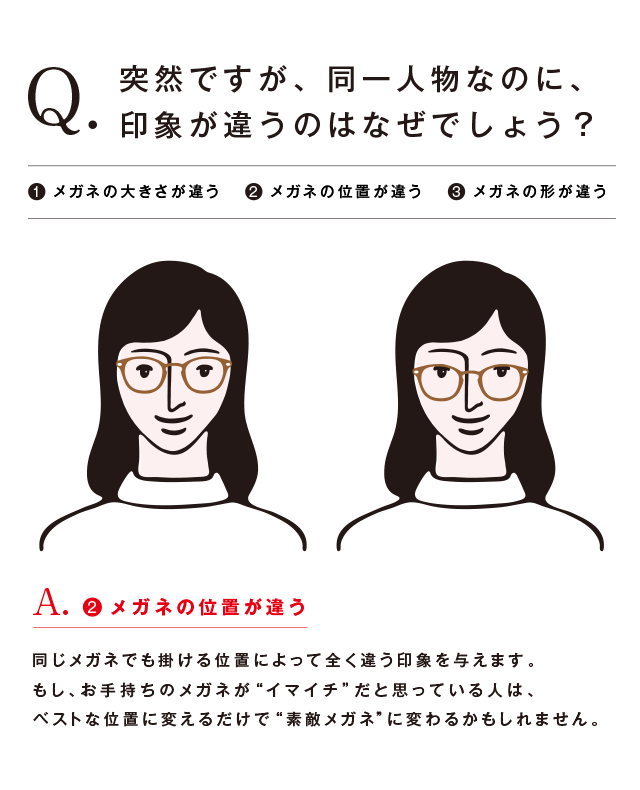 試着をするとき の基本のキ メガネって面白い 眼鏡市場 メガネ めがね