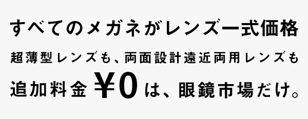 交換 レンズ 眼鏡 市場