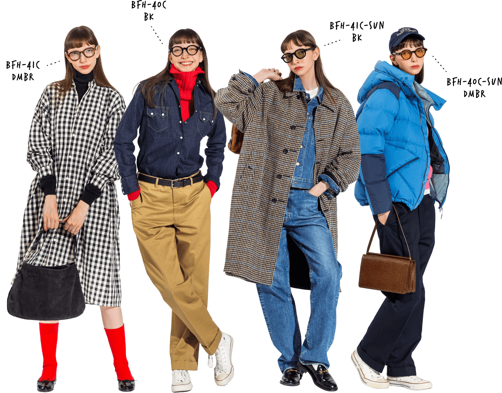 THE BEDFORD HOTEL exclusive for CLUÉL メガネ着用イメージ