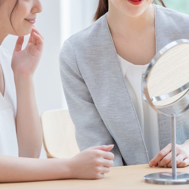 顔タイプ診断中の画像