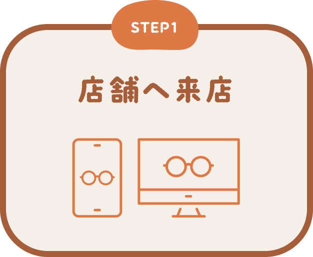 STEP1 店舗へ来店