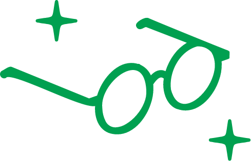 メガネのイラスト