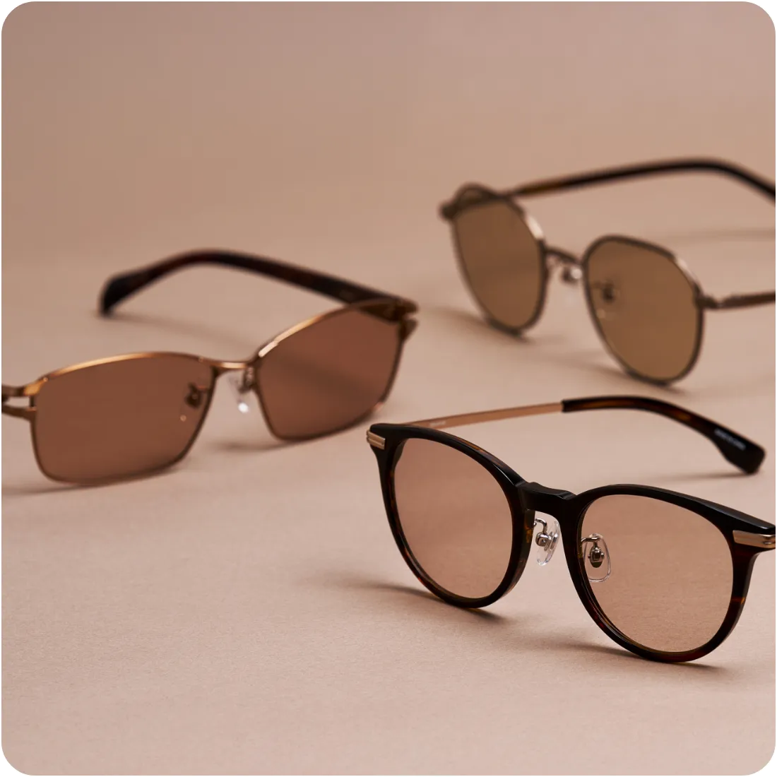 MARY QUANTのサングラスが3つレイアウトされたイメージ画像