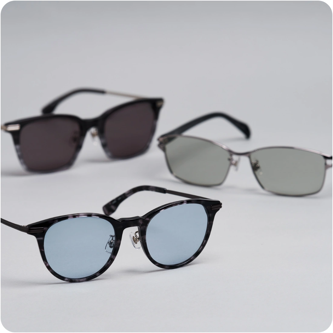 MARY QUANTのサングラスが3つレイアウトされたイメージ画像