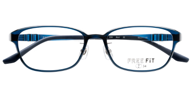 写真：FREE FIT「FFT-083」のブルーを正面から見た様子