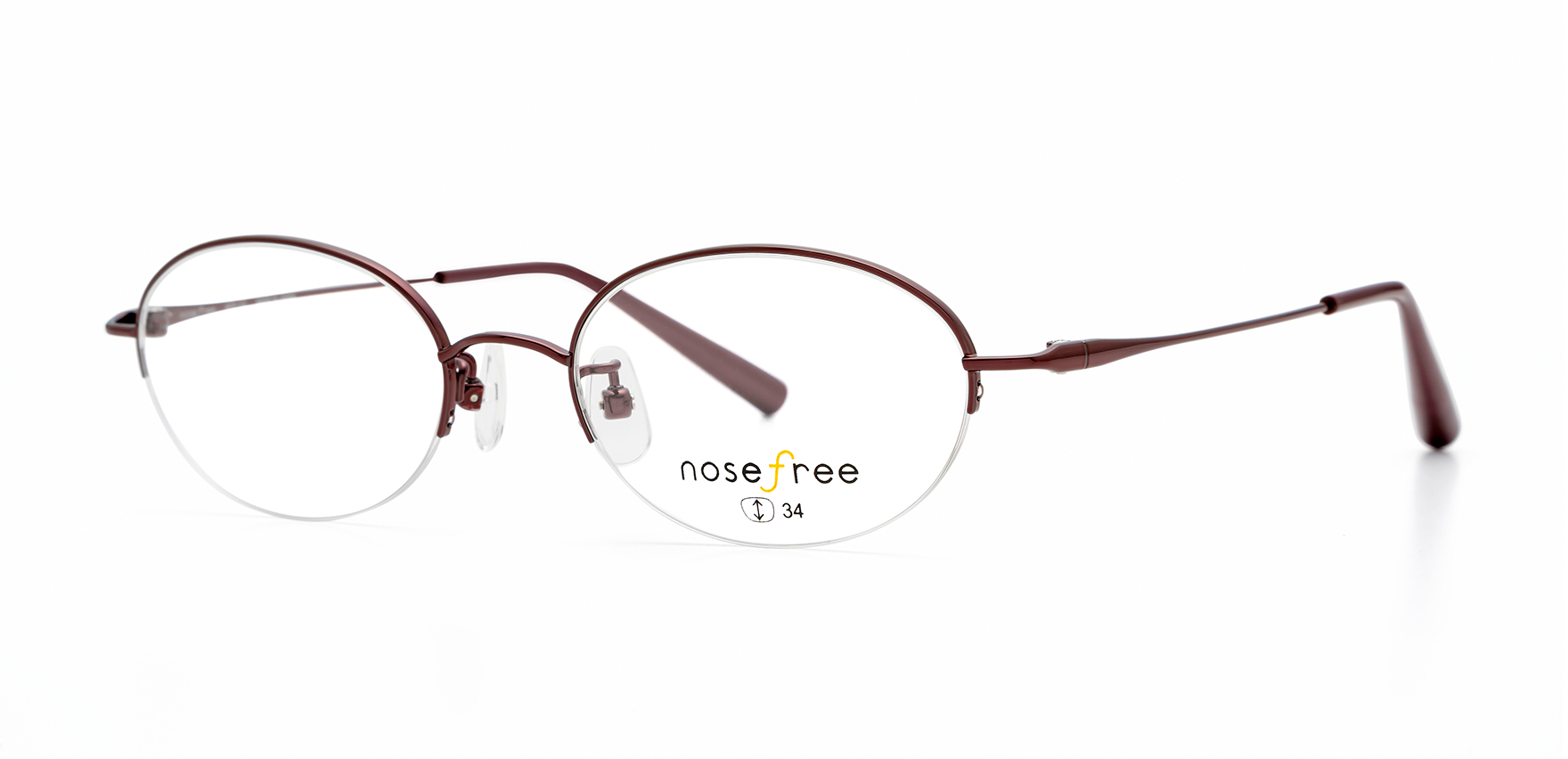 nosefree NOF-112(49 ﾜｲﾝ): メガネフレーム｜眼鏡市場【公式】(メガネ