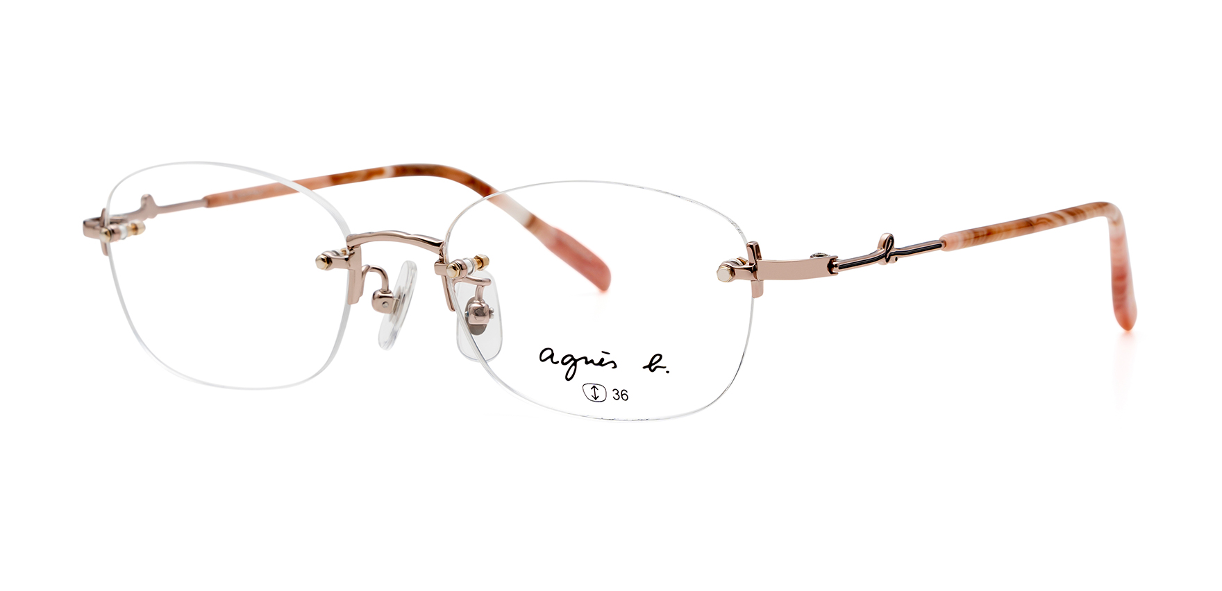 agnes b anb-236 ライトピンク 52