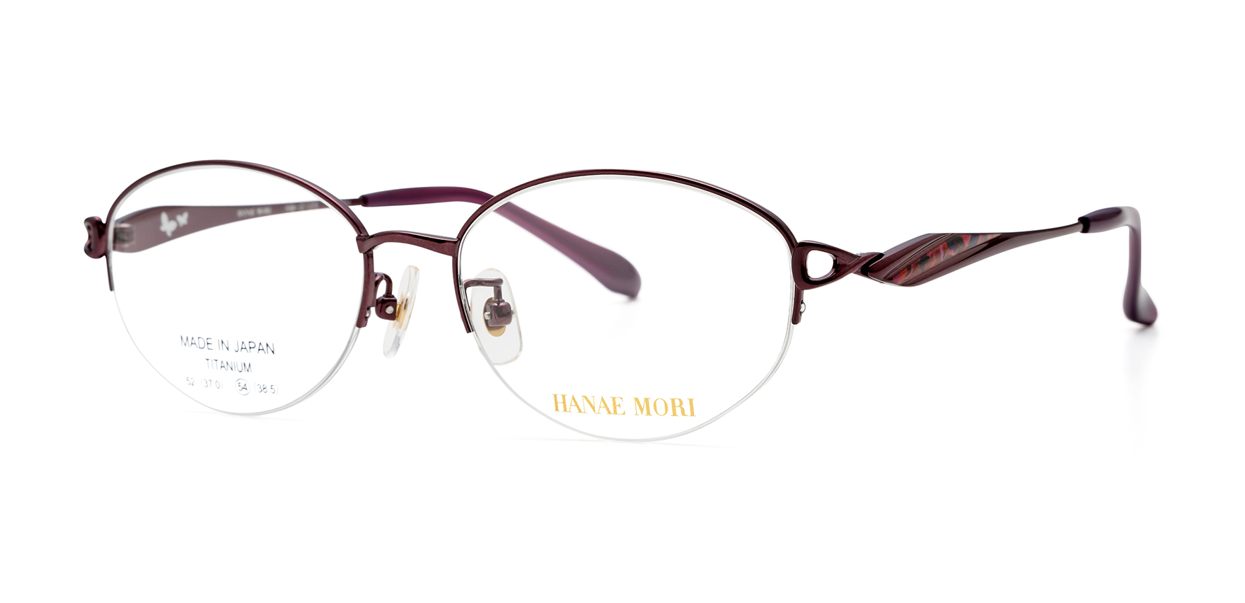 HANAE MORI HM2125 ダークパープル 54