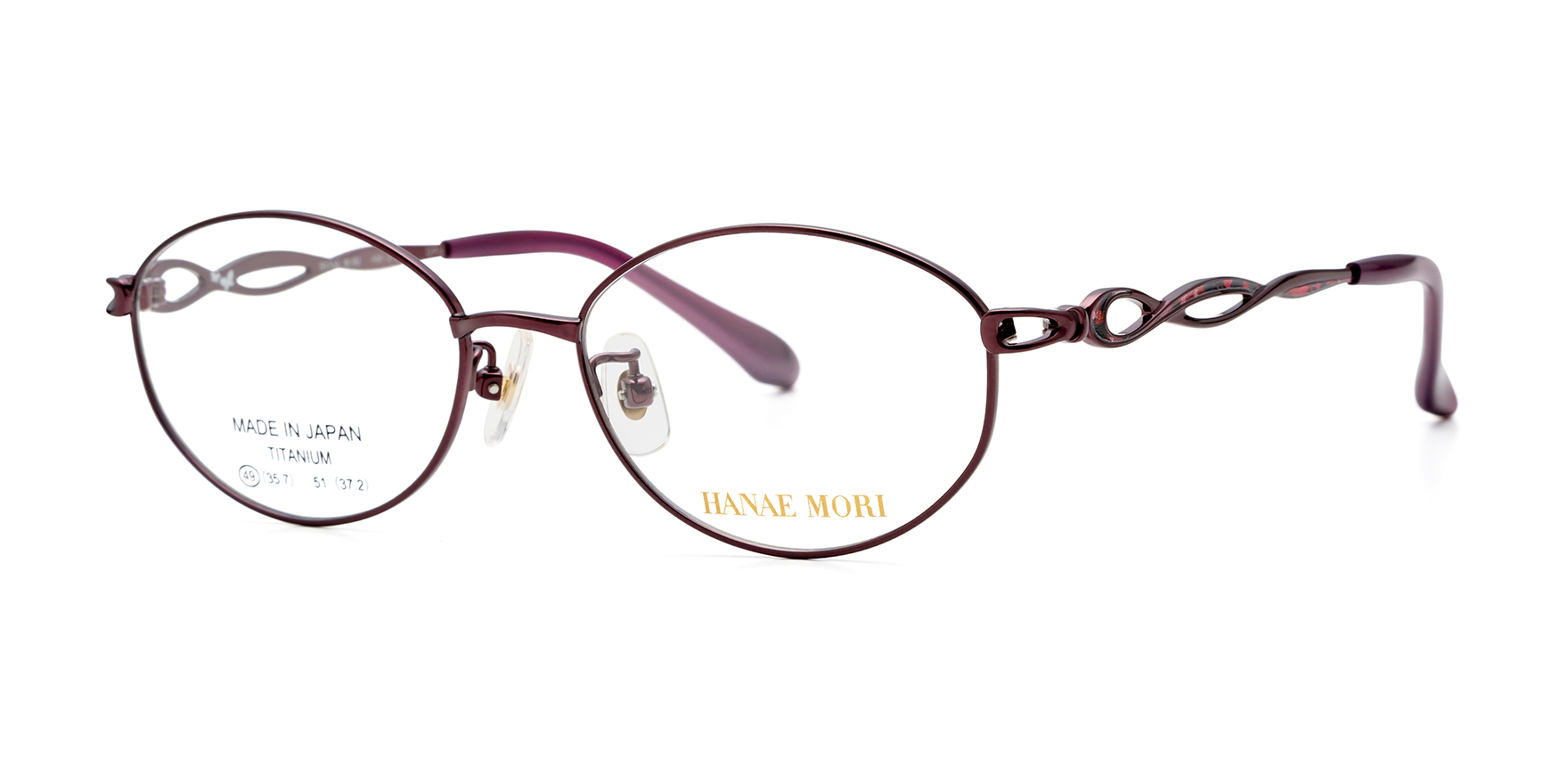 HANAE MORI HM2126 ダークパープル 49