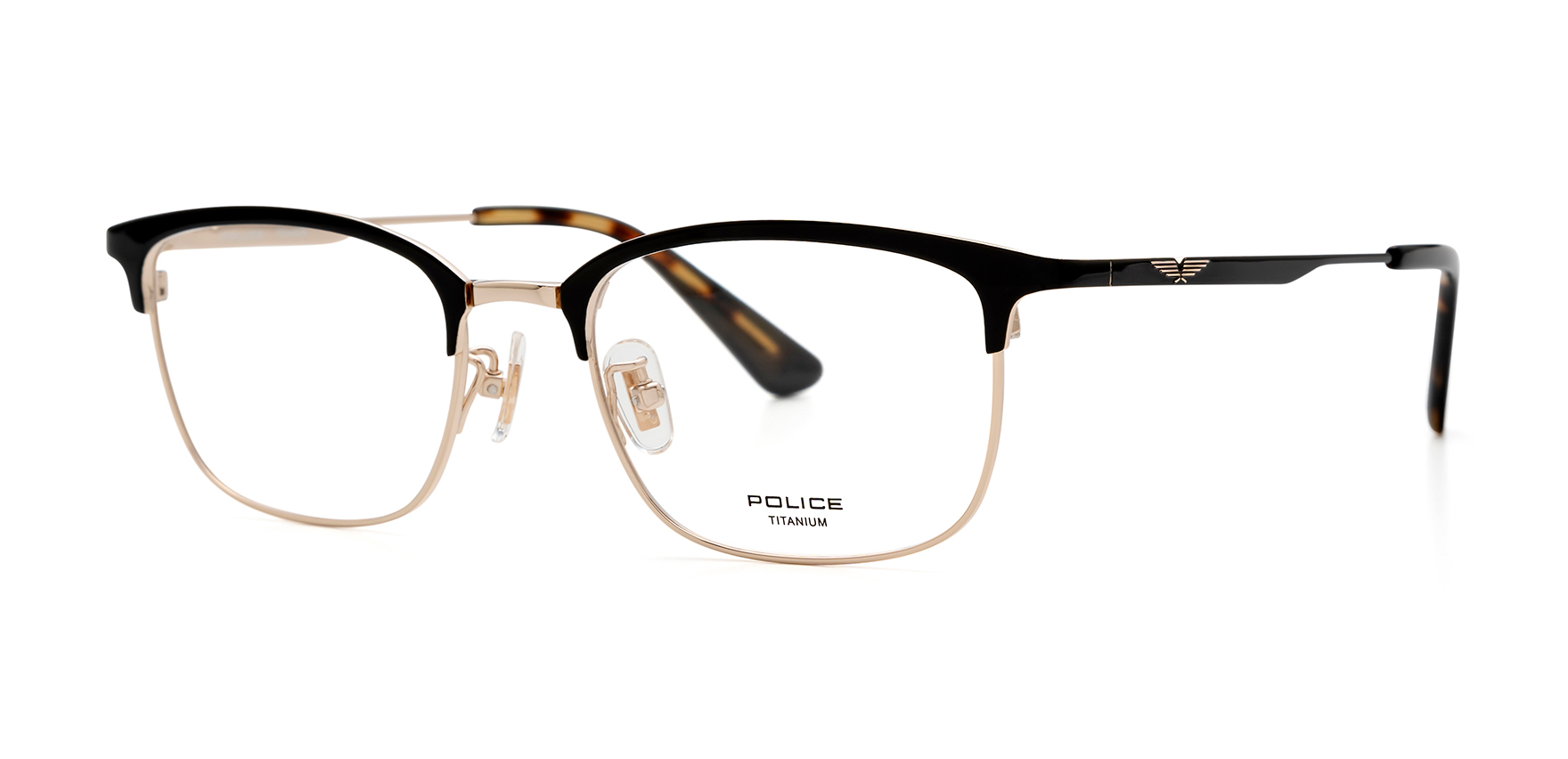 POLICE VPLR36J ブラック/ゴールド 52