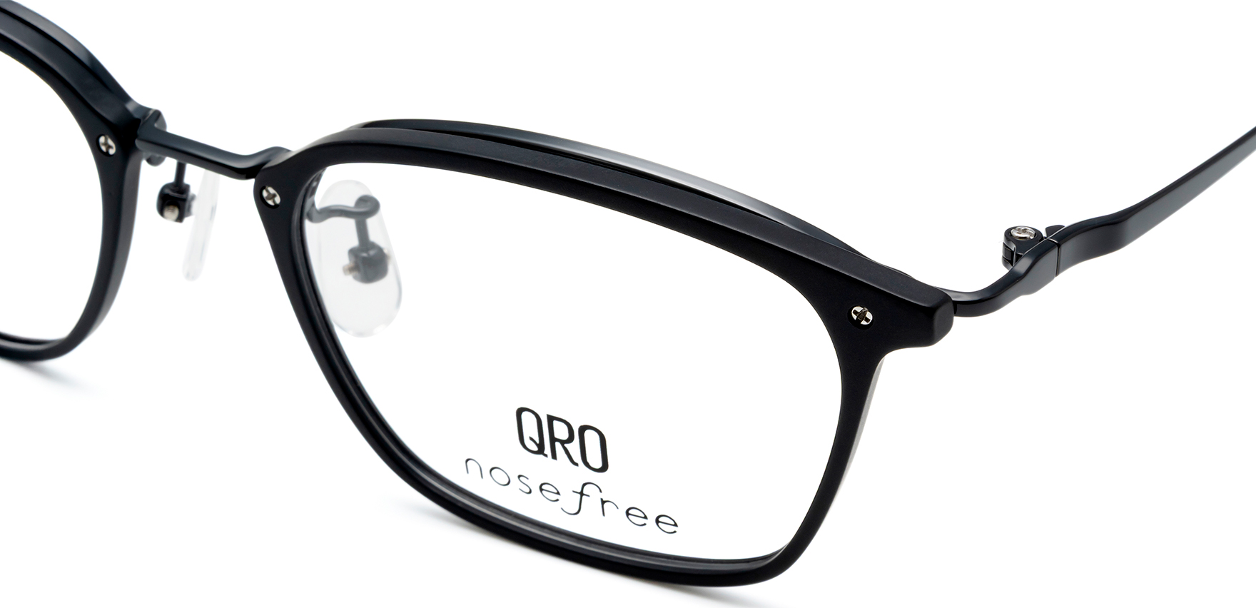 nosefree NOF-305B QRO(52 ﾌﾞﾗｯｸﾏｯﾄ): メガネフレーム｜眼鏡市場【公式