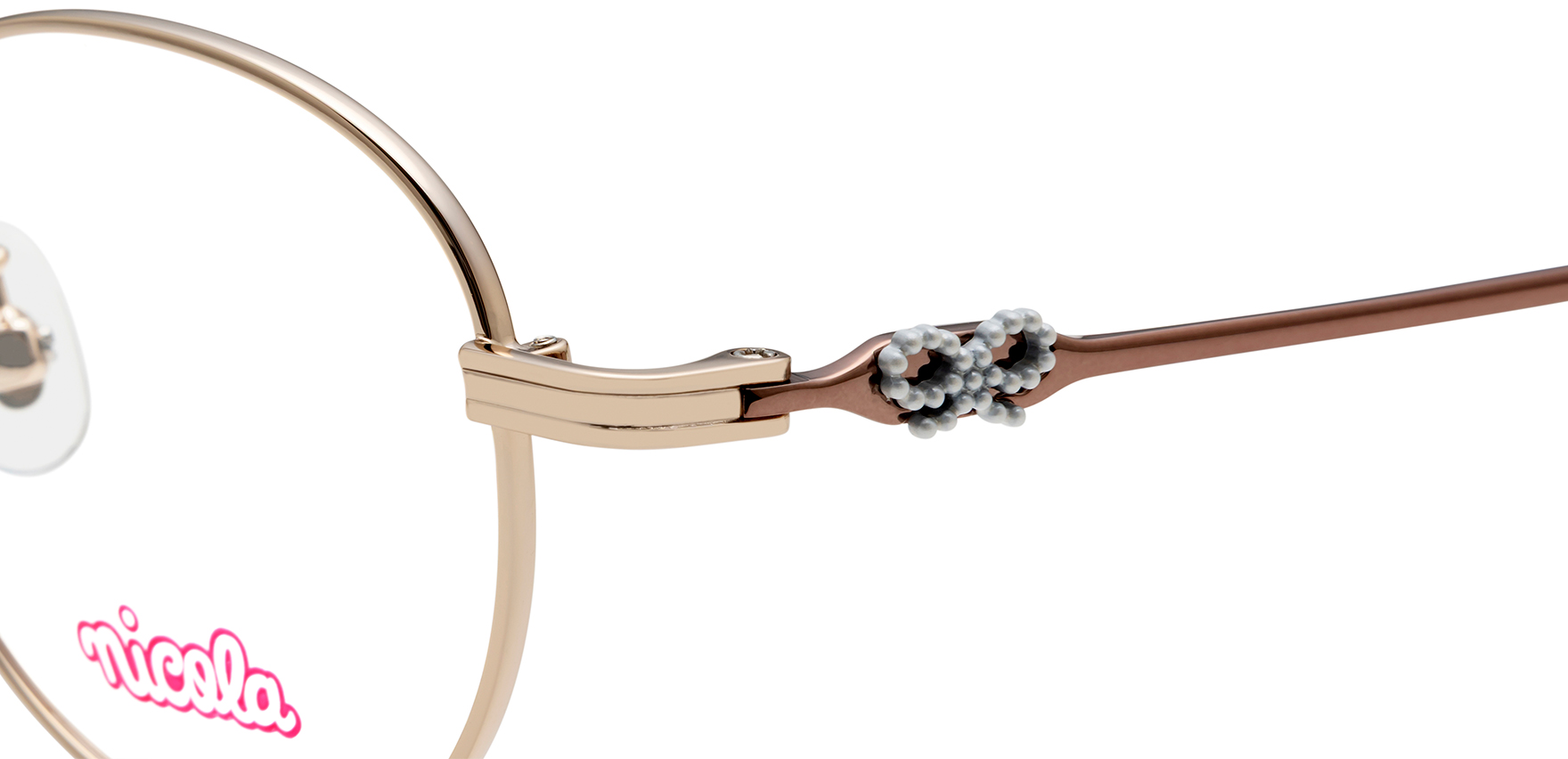 nicola-047 ゴールド/ブラウン 47