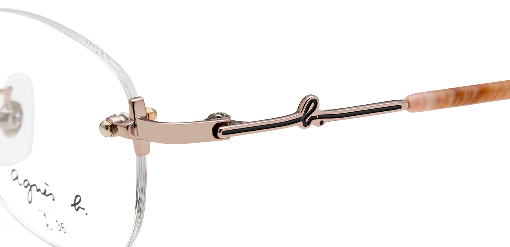 agnes b anb-236 ライトピンク 52