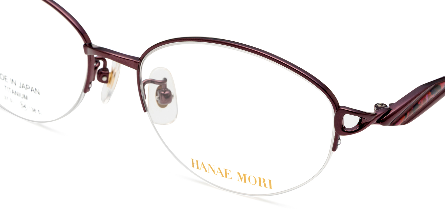 HANAE MORI HM2125 ダークパープル 54