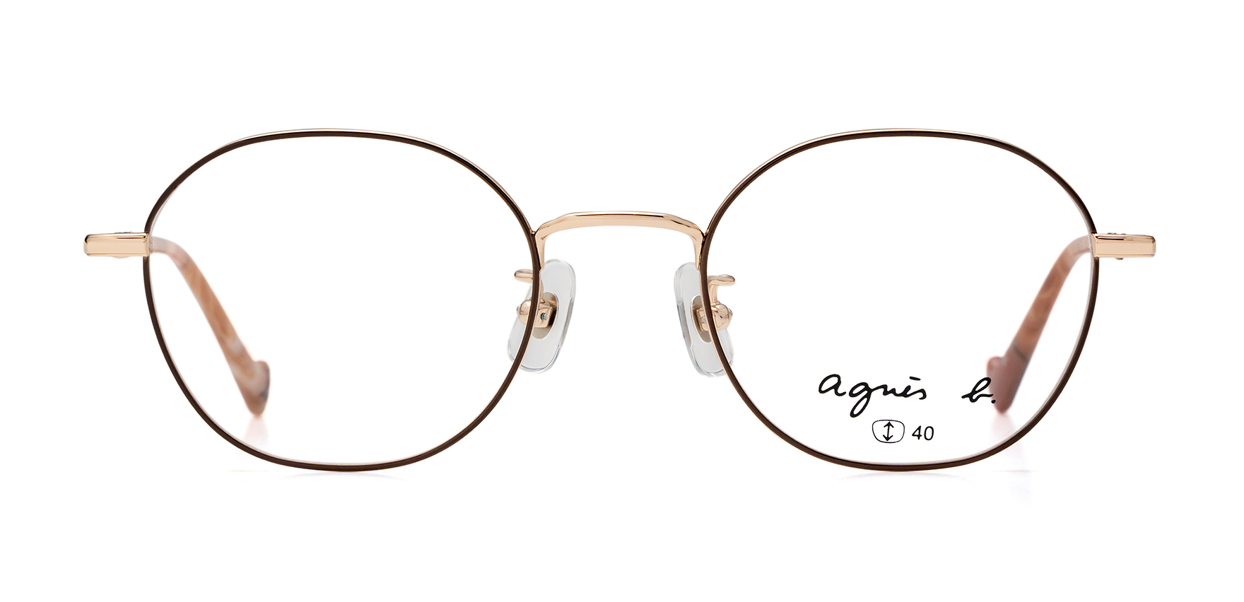 agnes b anb-237 ブラウン 48