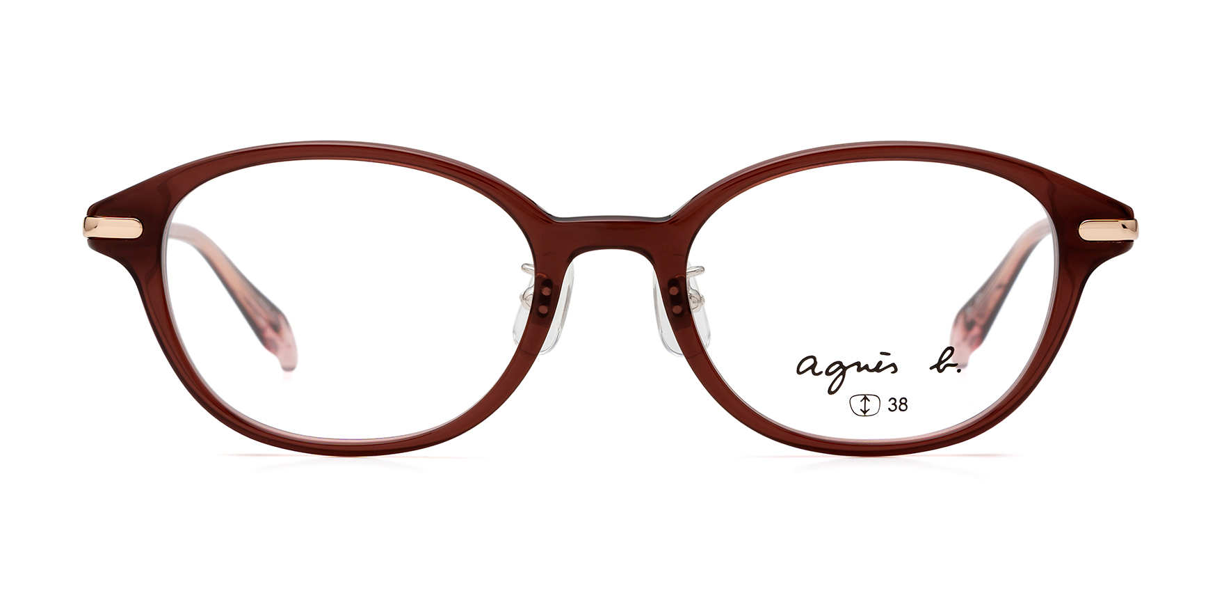 agnes b anb-239 ブラウン 50