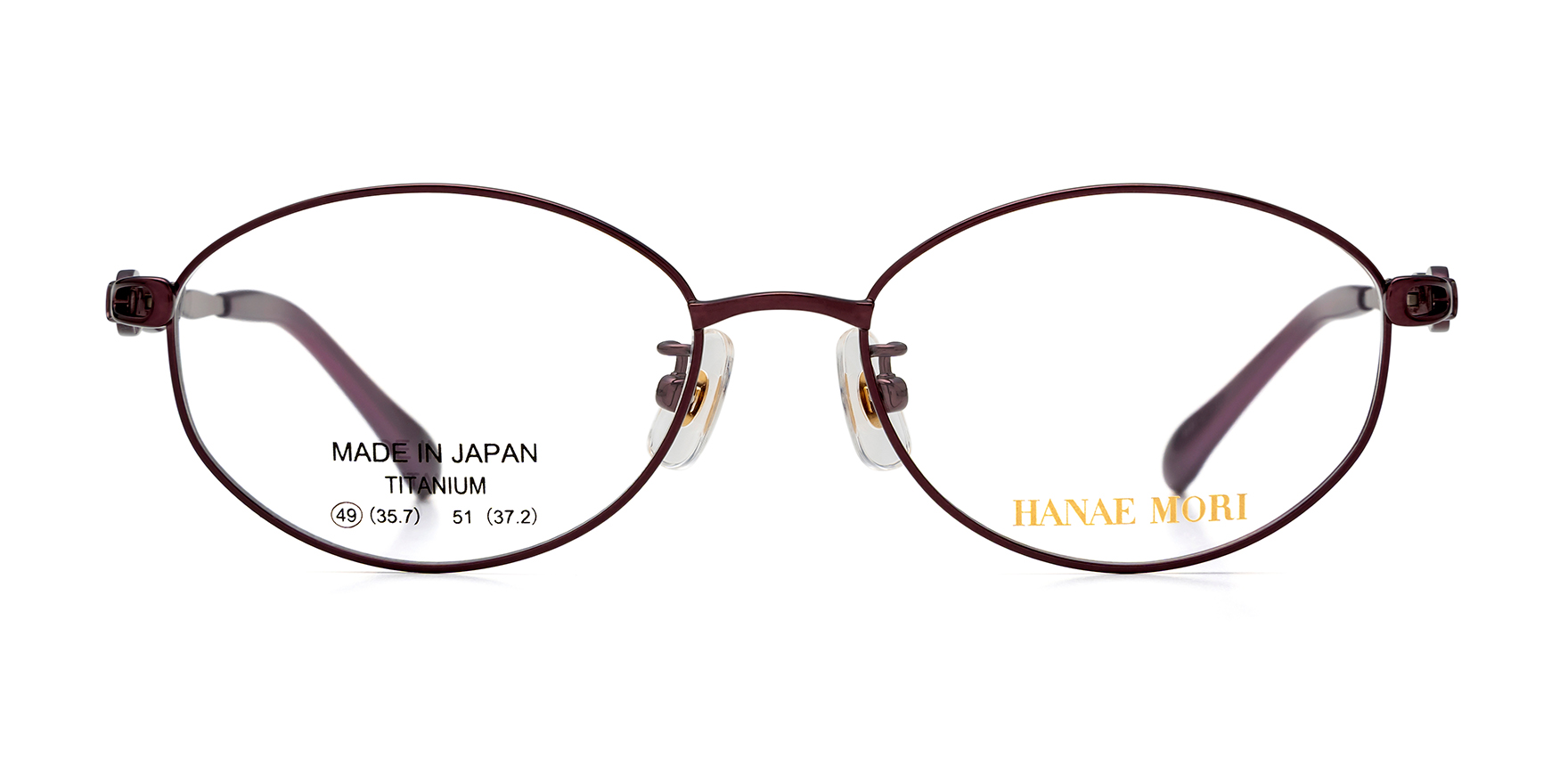 HANAE MORI HM2126 ダークパープル 49