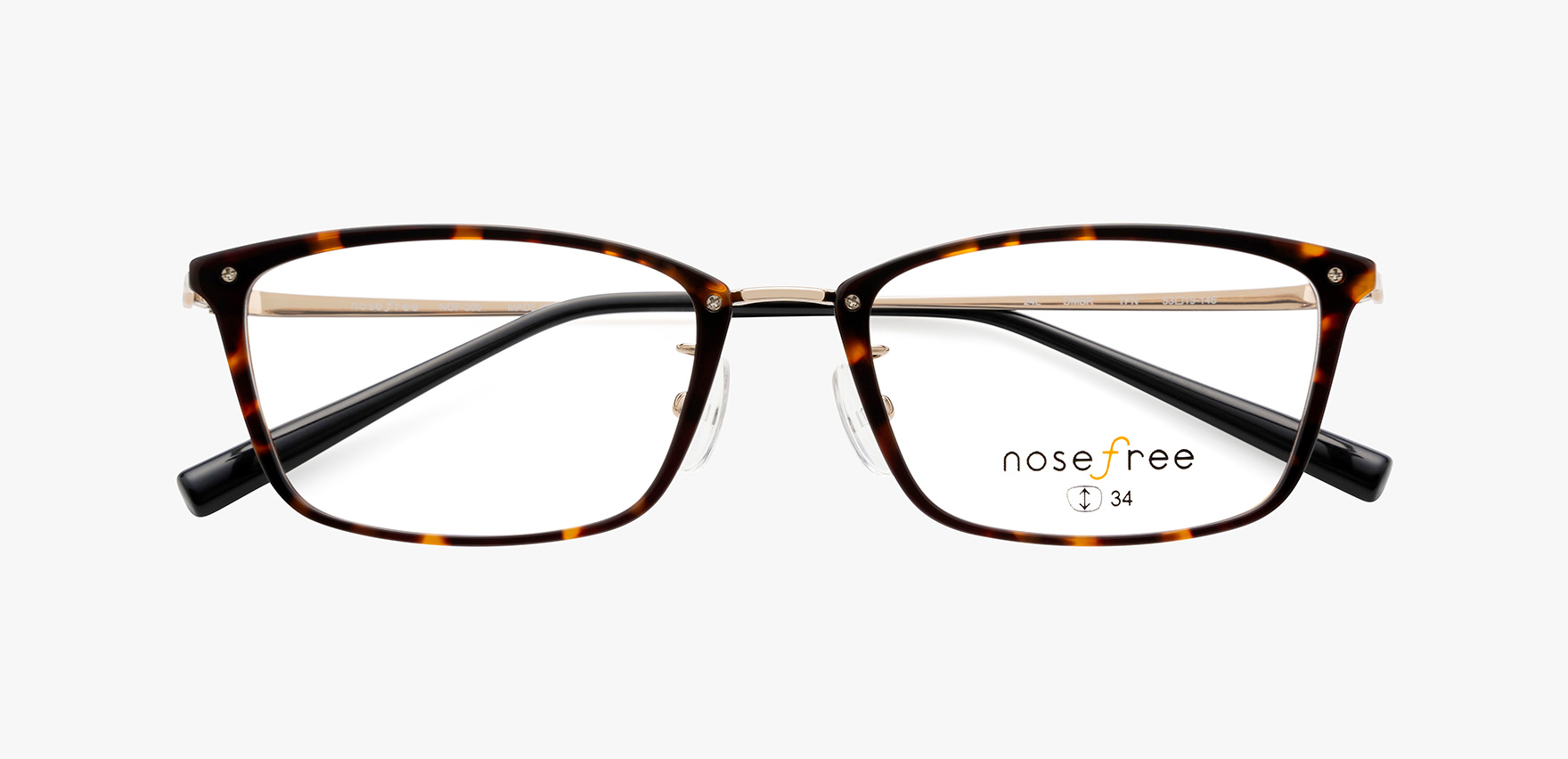 眼鏡市場 nosefree NOF-302 男女共用 ボストンタイプ　ブラック 眼鏡市場 nosefree NOF-302 男女共用 ボストンタイプ ブラック