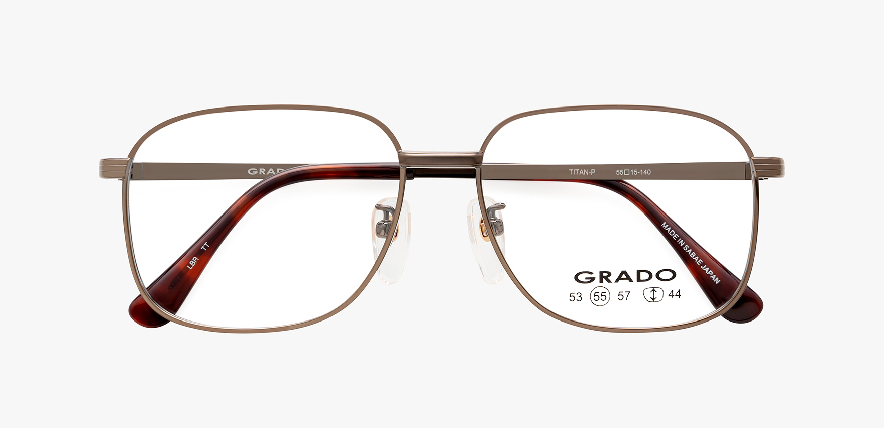 GRADO GR-7006(53 ﾗｲﾄﾌﾞﾗｳﾝ): メガネフレーム｜眼鏡市場【公式