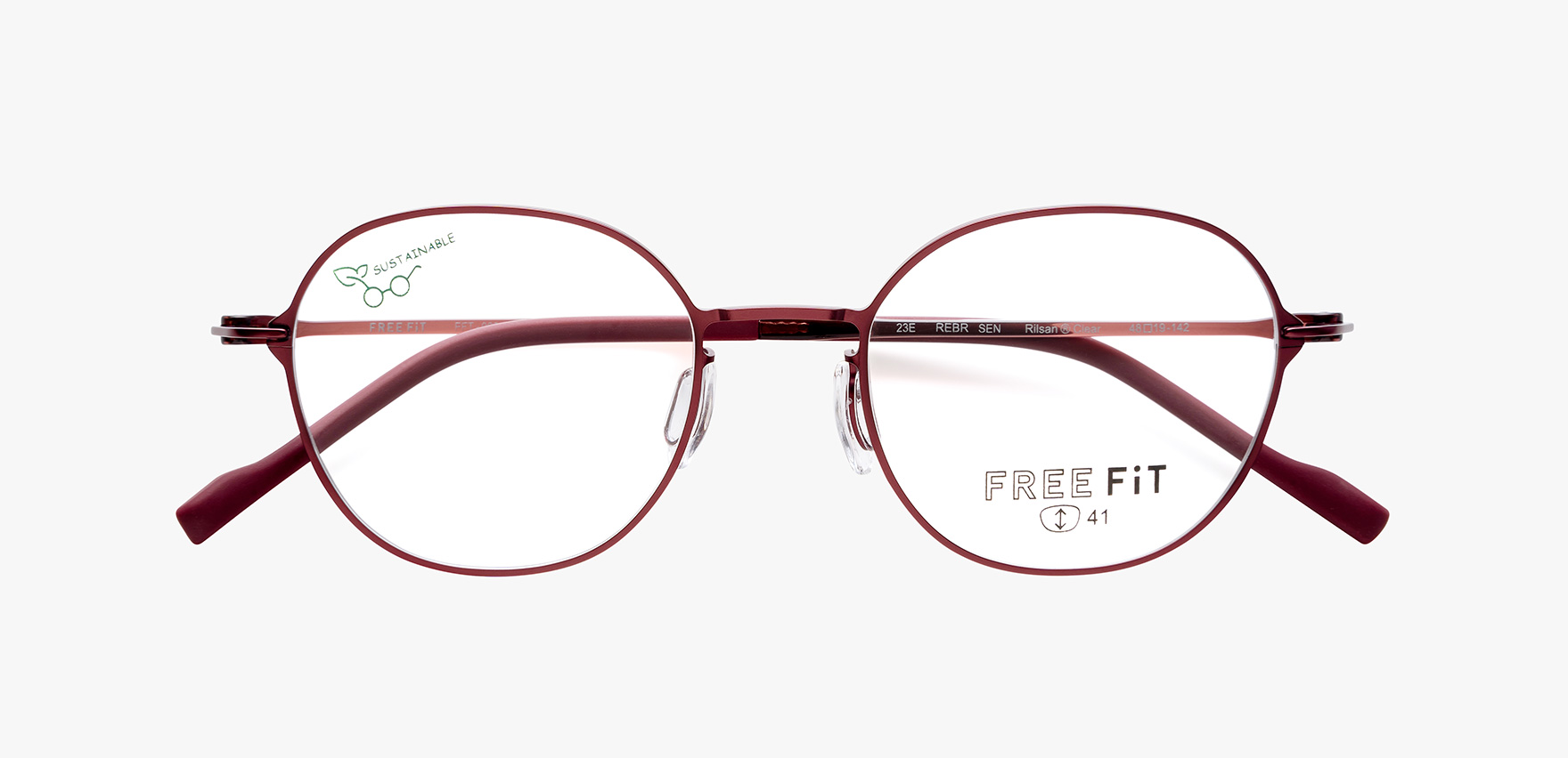 FREE FIT FFT-096 メガネ(度あり)-1.00 FREE FIT FFT-096(57 ﾈｲﾋﾞｰ): メガネフレーム｜眼鏡市場【公式