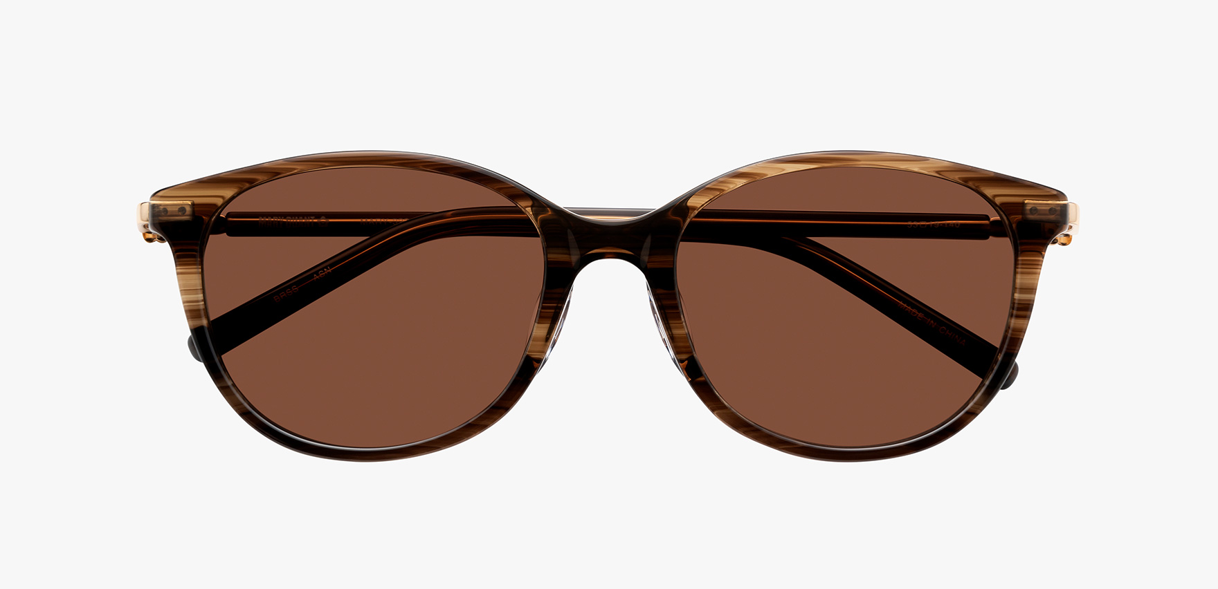 ★MARY QUANT★　UV サングラス　ケース付き　ブラウンカラー MARY QUANT マリークワント サングラス（度入り） MARY310